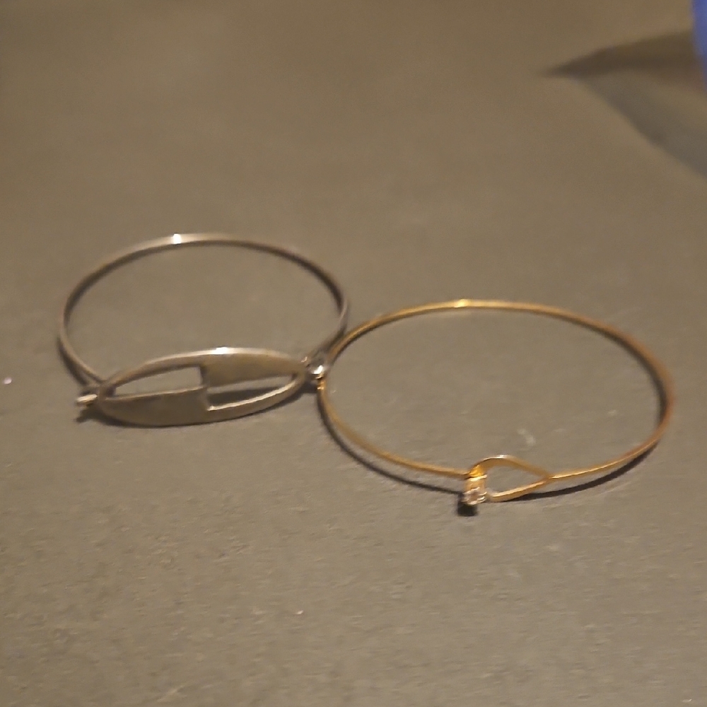Elegant Silver and Gold Braclets